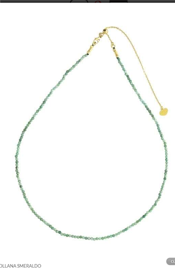 Collana Bellamaria Donna in Argento Smeraldo CLPCSMDO - CLPCSMDO